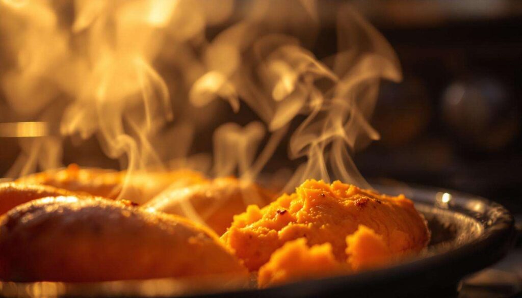 Piekę bataty zamiast zwykłych ziemniaków. Mają niższy indeks glikemiczny i smakują jak deser