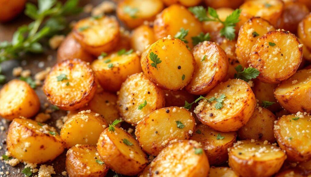 Ziemniaki obtaczam w tej mieszance i piekę 40 minut. Goście pytają o przepis za każdym razem