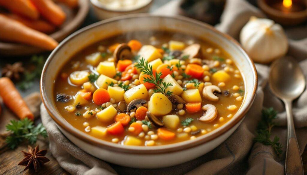 Krupnik gotuję z jedną zmianą. Zupa jest gęsta, aromatyczna i nigdy nie wychodzi mdła