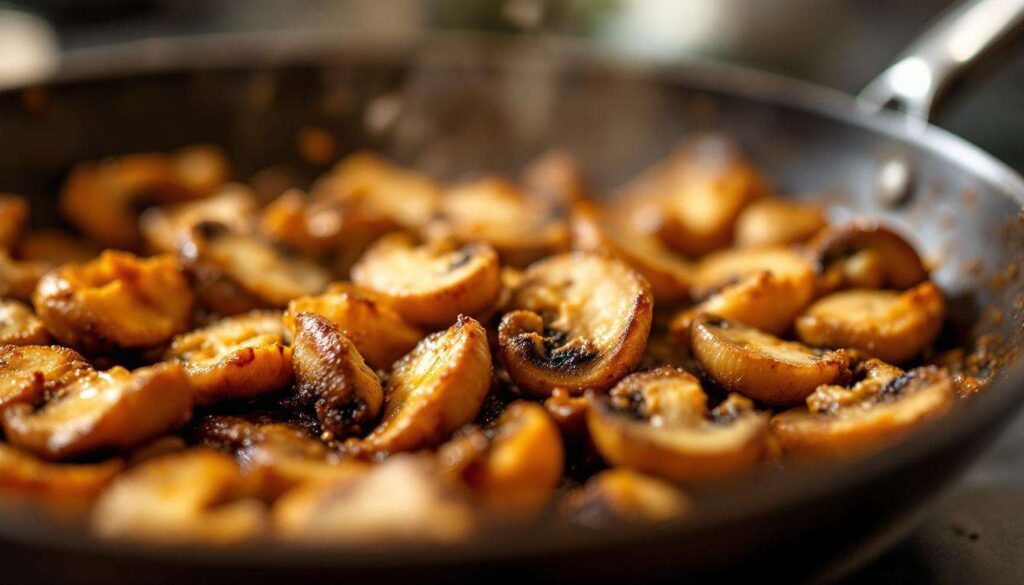 Pieczarki smażę wyłącznie na tym tłuszczu. Nie puszczają wody i mają restauracyjny smak