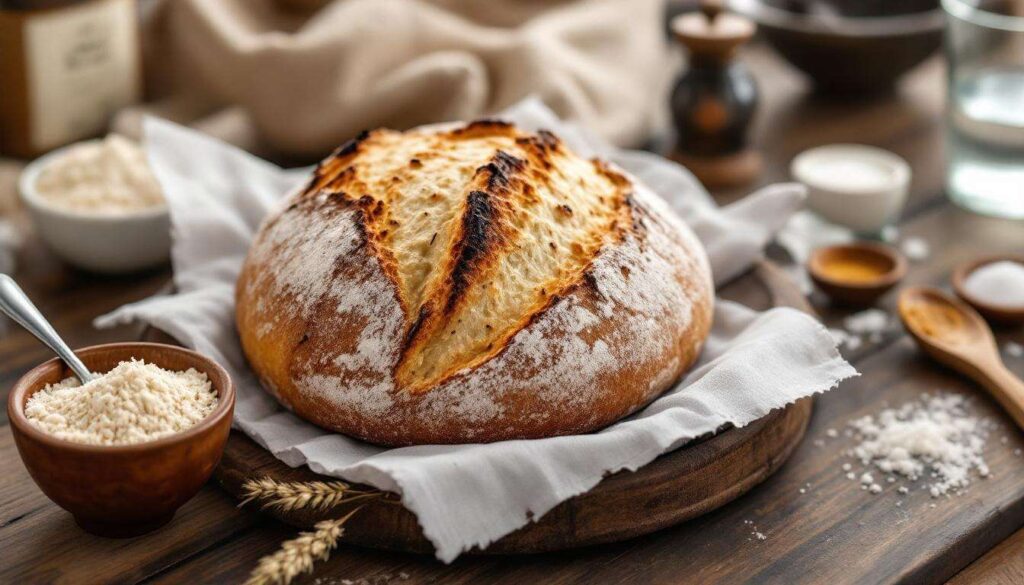 Piekę chleb bez wyrabiania ciasta. Chrupiąca skórka i miękki środek za jedyne 2 złote