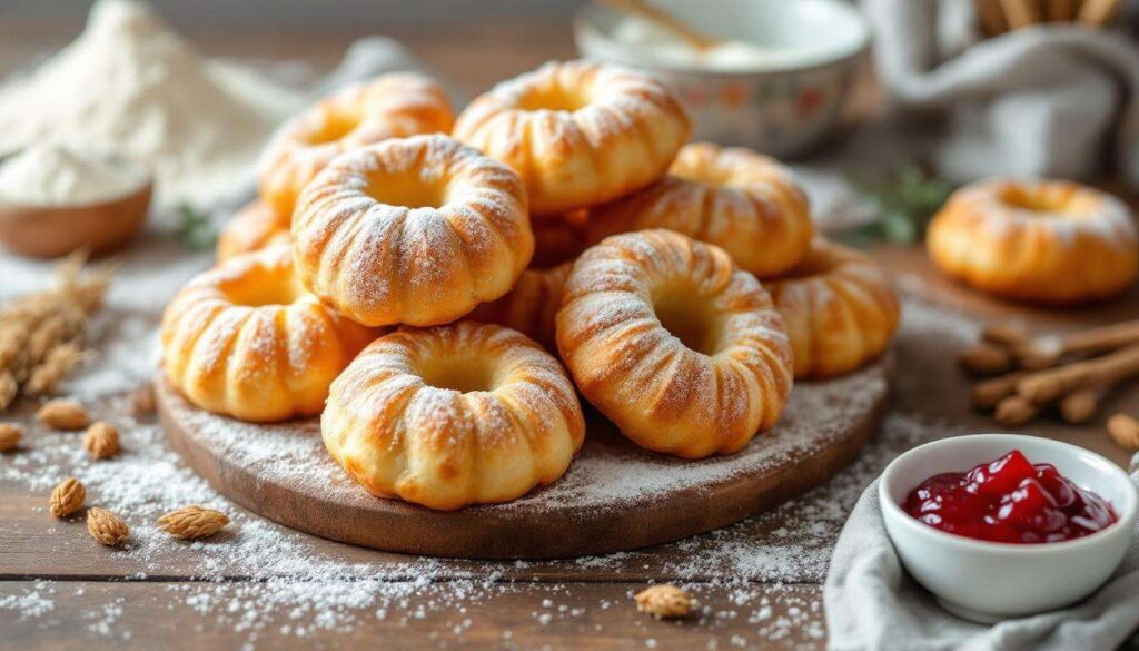 Pączki bez drożdży i bez smażenia. Wychodzą lekkie, puszyste i mają o połowę mniej kalorii