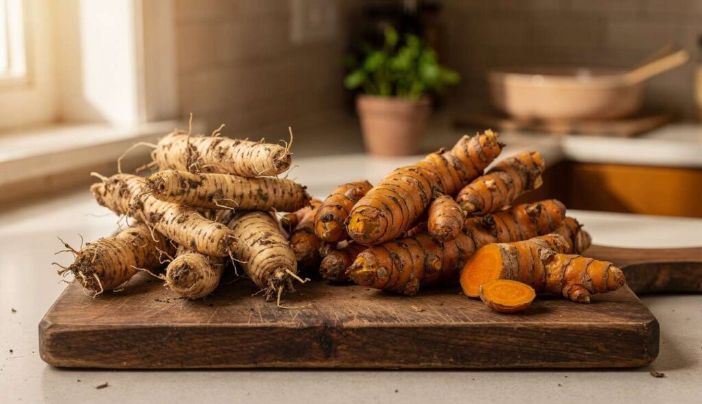 Chrzan kontra kurkuma: polscy naukowcy potwierdzili, która roślina działa silniej przeciwzapalnie