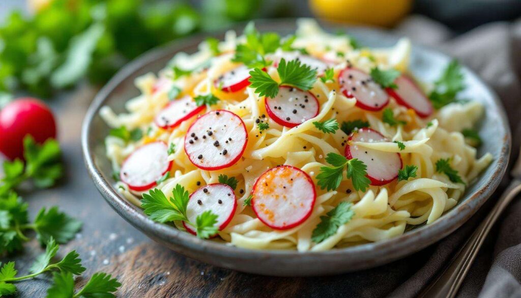 Wiosenna surówka z trzech składników. Ma więcej witaminy C niż pomarańcza