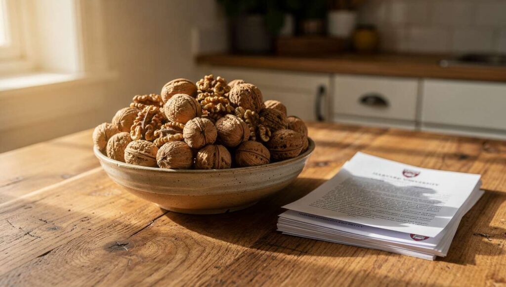 Naukowcy z Harvardu potwierdzili: regularne jedzenie orzechów włoskich obniża cholesterol LDL o 8%