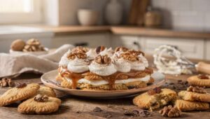 Mazurek na kajmaku robię bez pieczenia. Goście zjadają go szybciej niż sernik