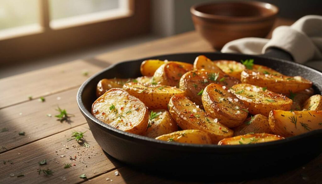 Najpierw gotuję, a potem piekę. Idealne ziemniaki do obiadu