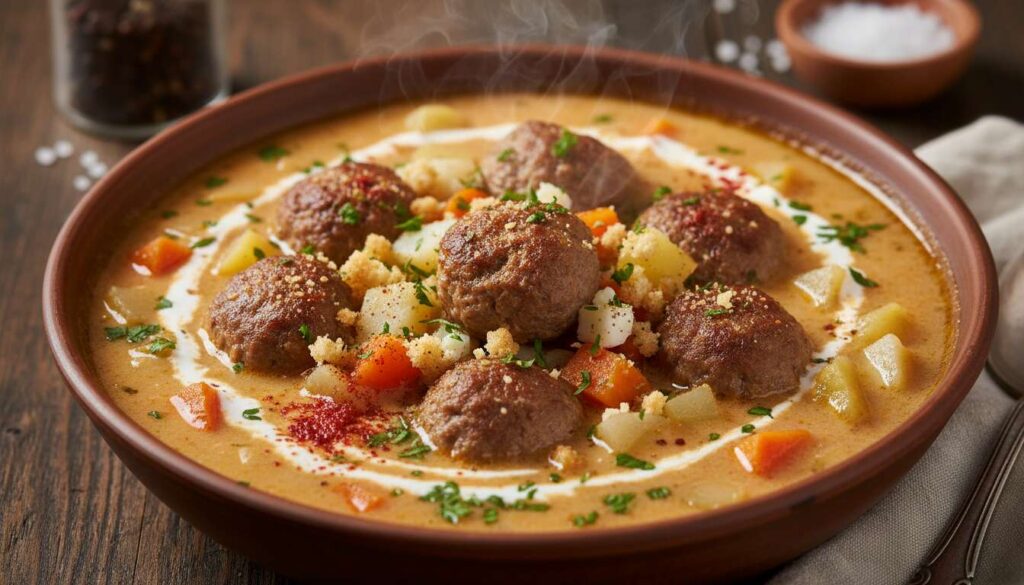 Nie rosół, nie pomidorowa. Ta kremowa zupa z pulpecikami to nowy król szybkich obiadów