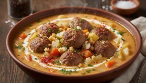 Nie rosół, nie pomidorowa. Ta kremowa zupa z pulpecikami to nowy król szybkich obiadów