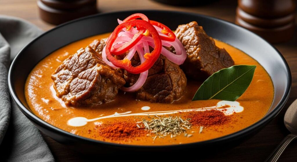 Wrzucam wszystko do garnka. Po chwili mam obłędnie kremowy gulasz