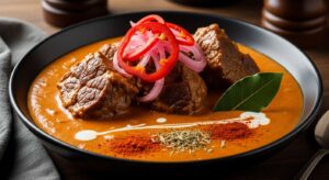 Wrzucam wszystko do garnka. Po chwili mam obłędnie kremowy gulasz