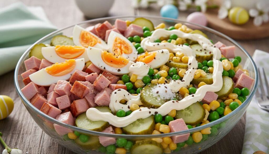 Na Wielkanoc robię pół wiadra tej sałatki. Jest taka pyszna, że goście biorą ją nawet na wynos