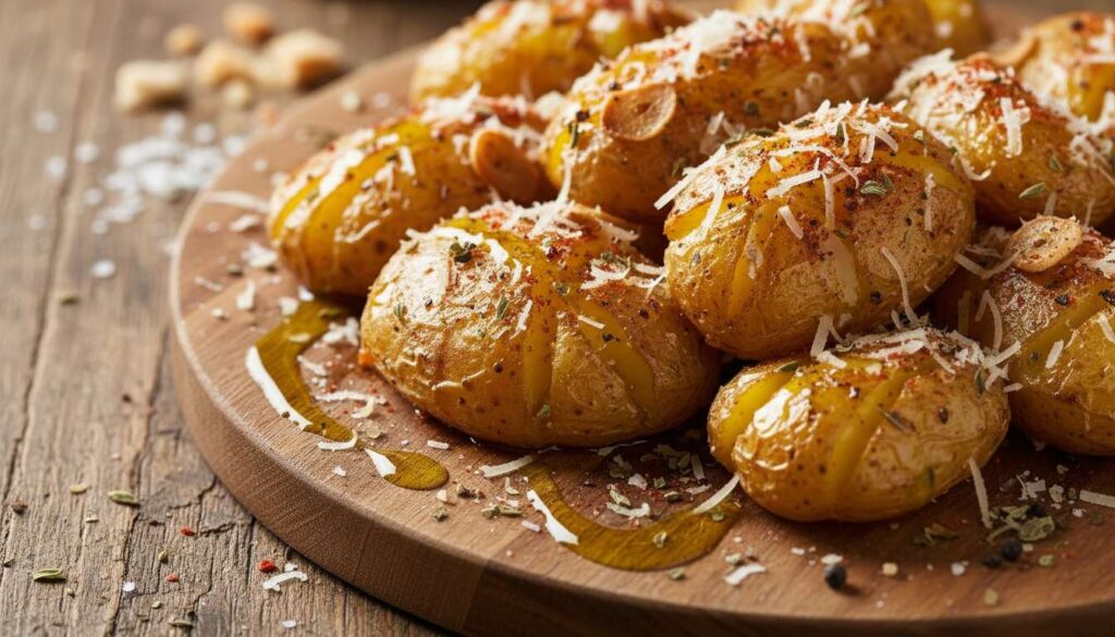 Ziemniaki obtaczam w tej mieszance i piekę 40 minut. Goście pytają o przepis za każdym razem