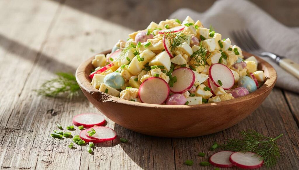 Dodaj to do sałatki z jajek wielkanocnych. Smak zmienia się nie do poznania