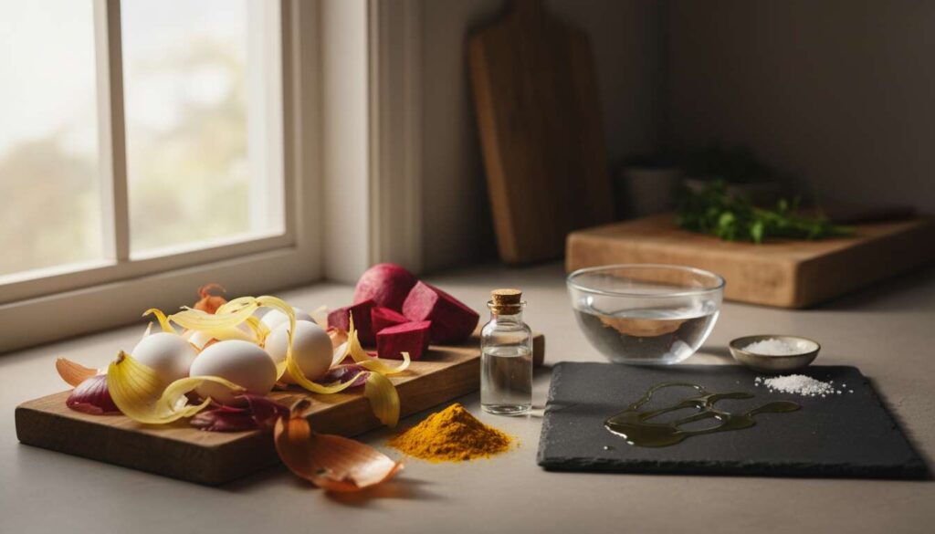 Wielkanocne jajka barwię w naturalny sposób: cebula, kurkuma i burak dają najlepsze kolory